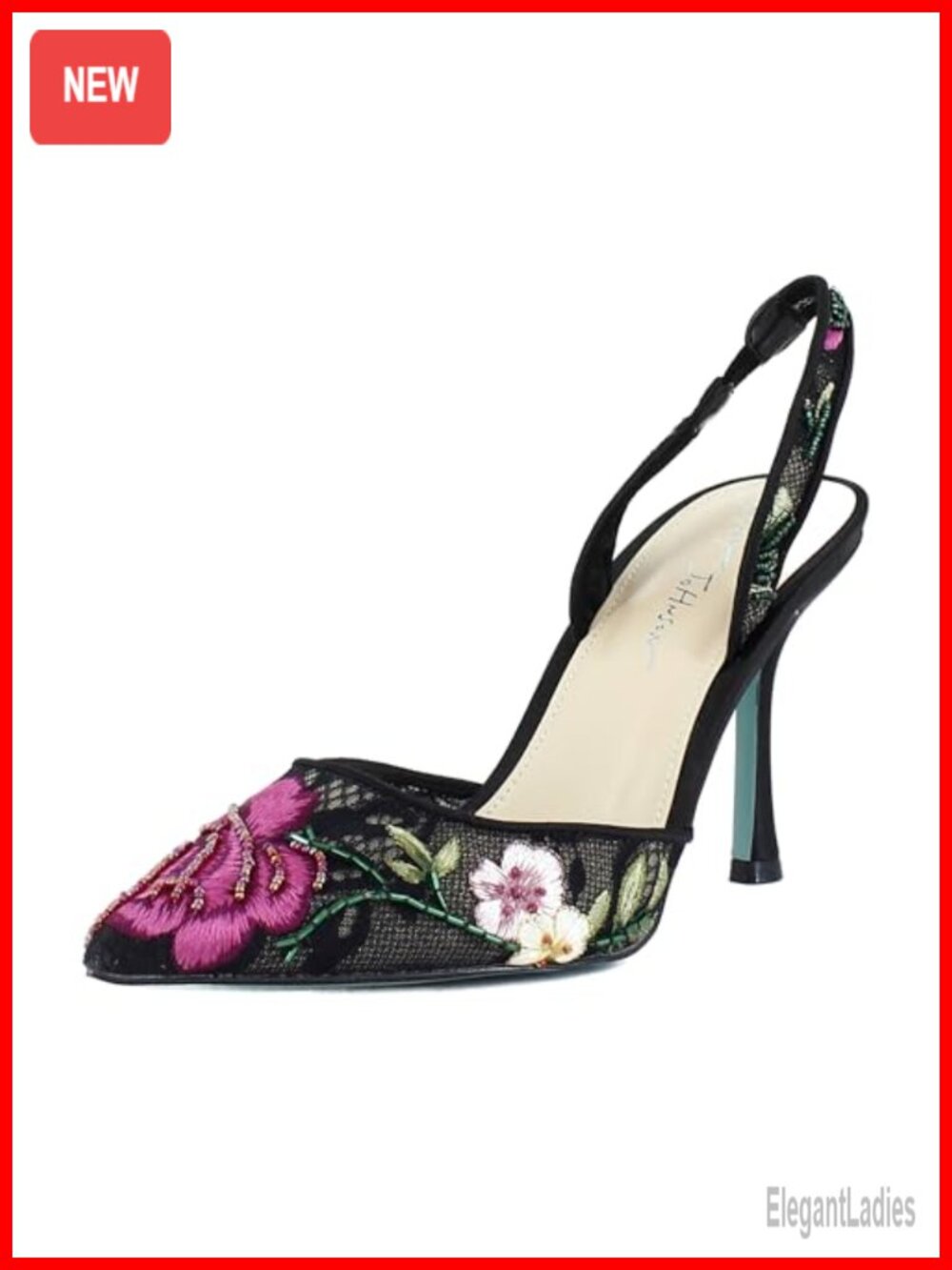 Betsey Johnson April Pump Pointed Toe Stiletto Heel